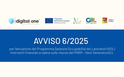 Avviso 6/2025 – PIANO NAZIONALE DI RIPRESA E RESILIENZA (PNRR) Programma “Garanzia di Occupabilitá dei Lavoratori – GOL” 