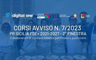 Collaboratore di cucina e Addetto panificatore pasticcere – Avviso n. 7/2023 PR Sicilia FSE+ 2021-2027 – 2° finestra
